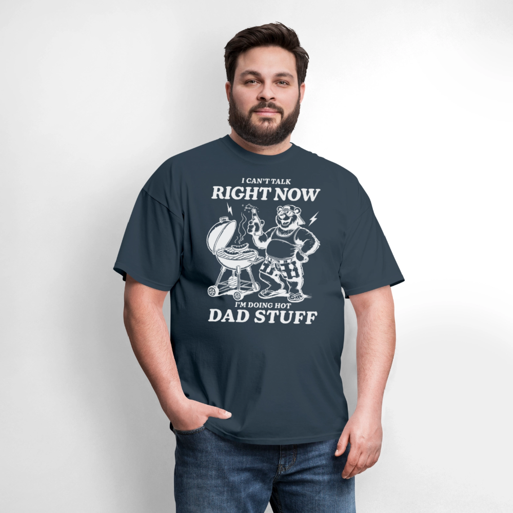 Doing Hot Dad Stuff (BBQ) T-Shirt - blue dusk