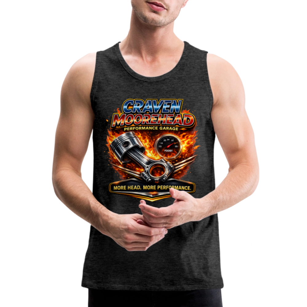 Craven Moorehead Performance Tank Top Color: Charcoal Grey
