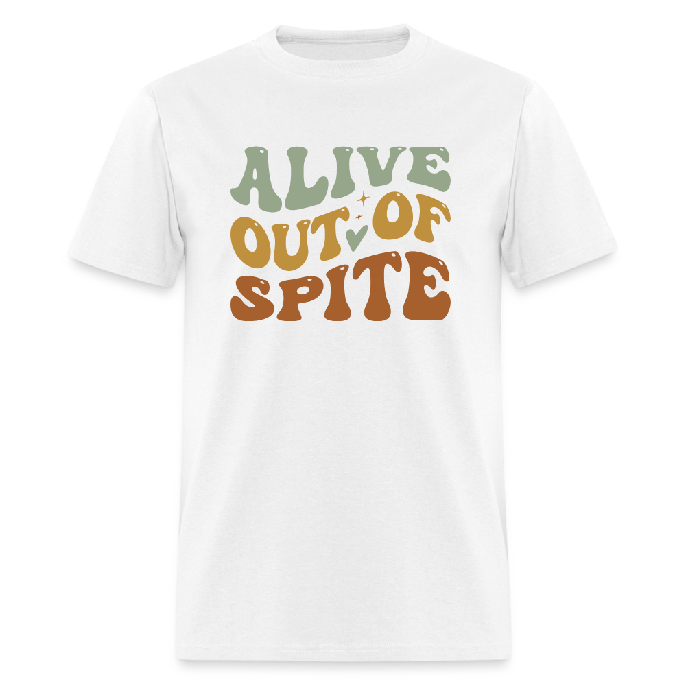 Alive Out Of Spite T-Shirt - white
