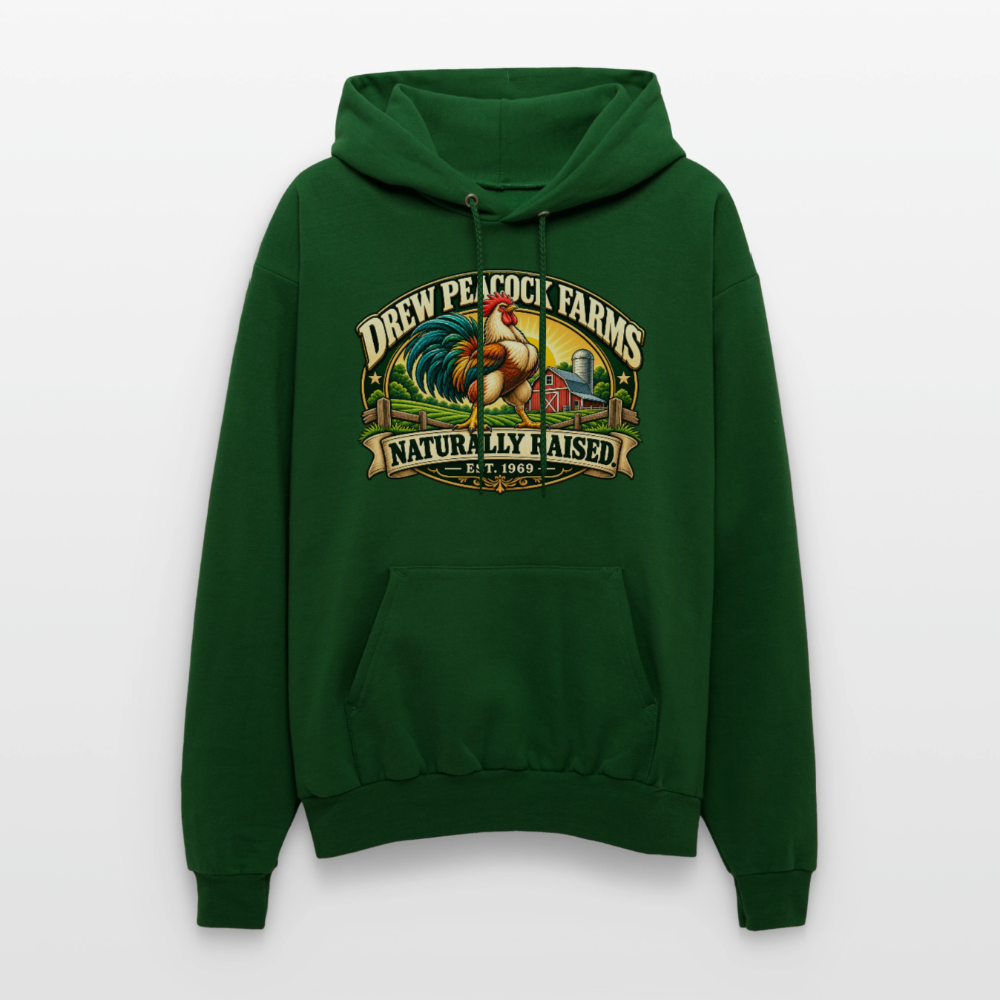 Drew Peacock Farms Hoodie - forest green