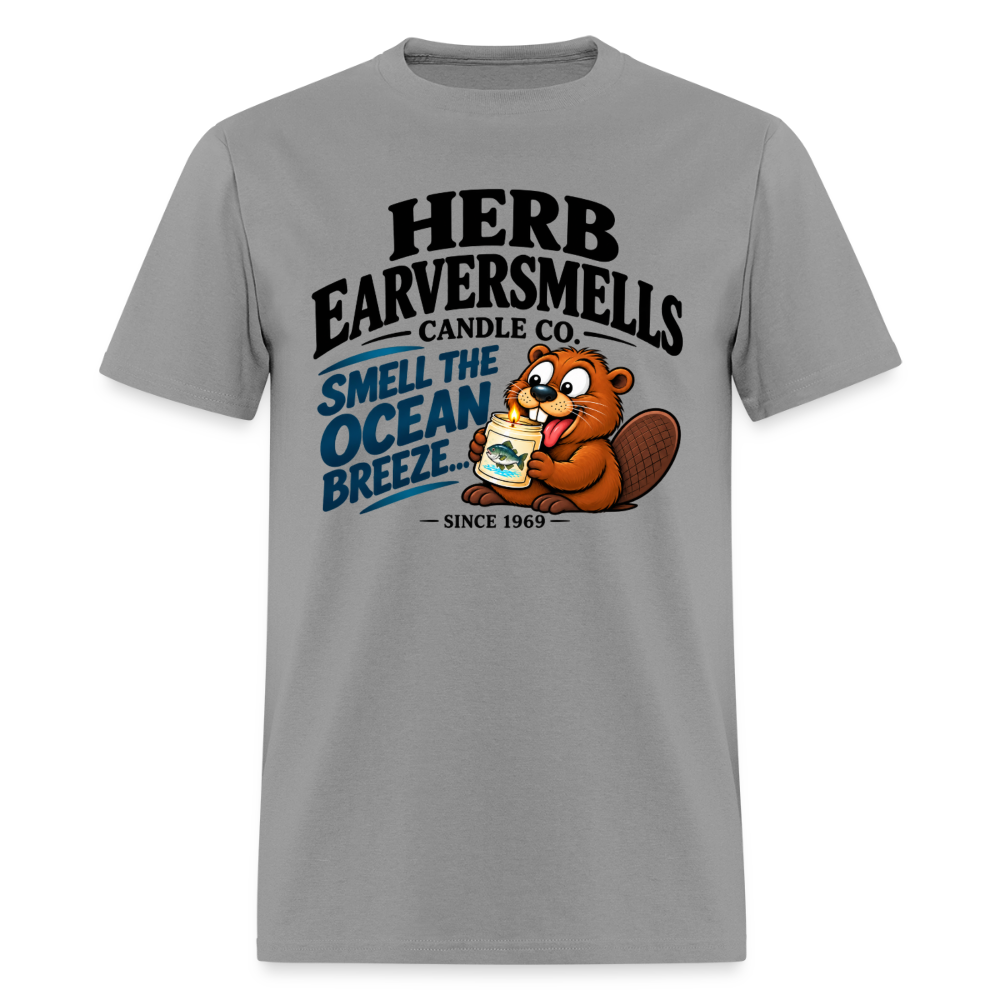 Herb Earversmells Candle Co. – Funny Adult Humor T-Shirt - rock