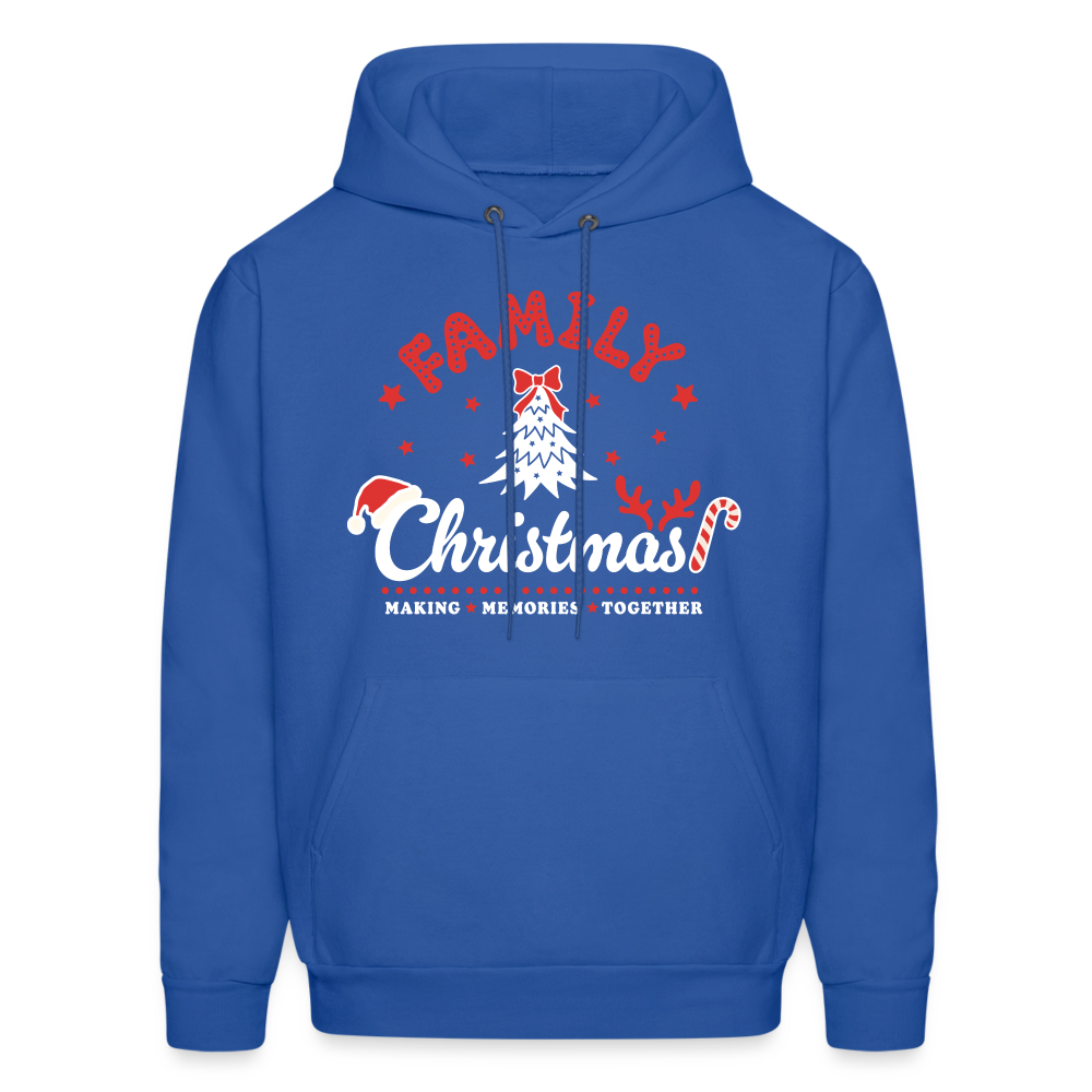 Family Christmas Making Memories Together Hoodie - royal blue