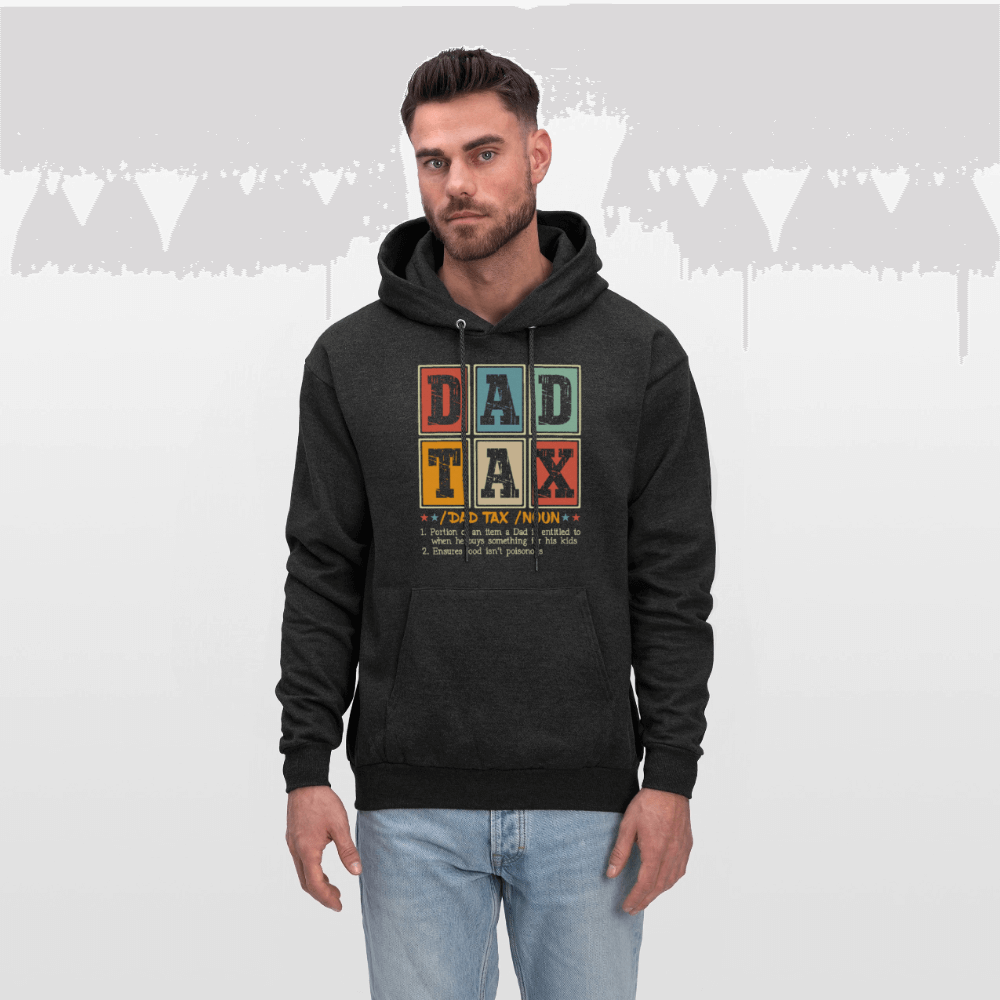Dad Tax Hoodie - charcoal grey