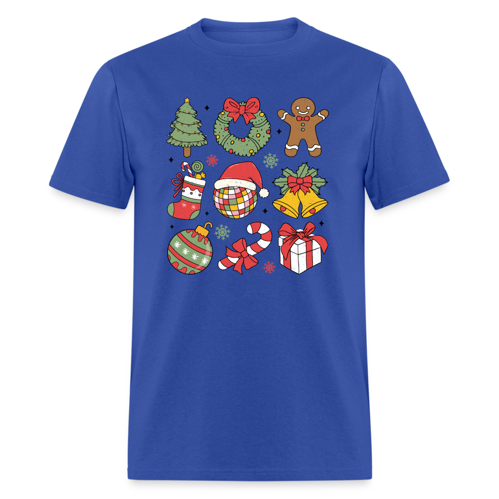 Christmas Holiday Season T-Shirt - royal blue