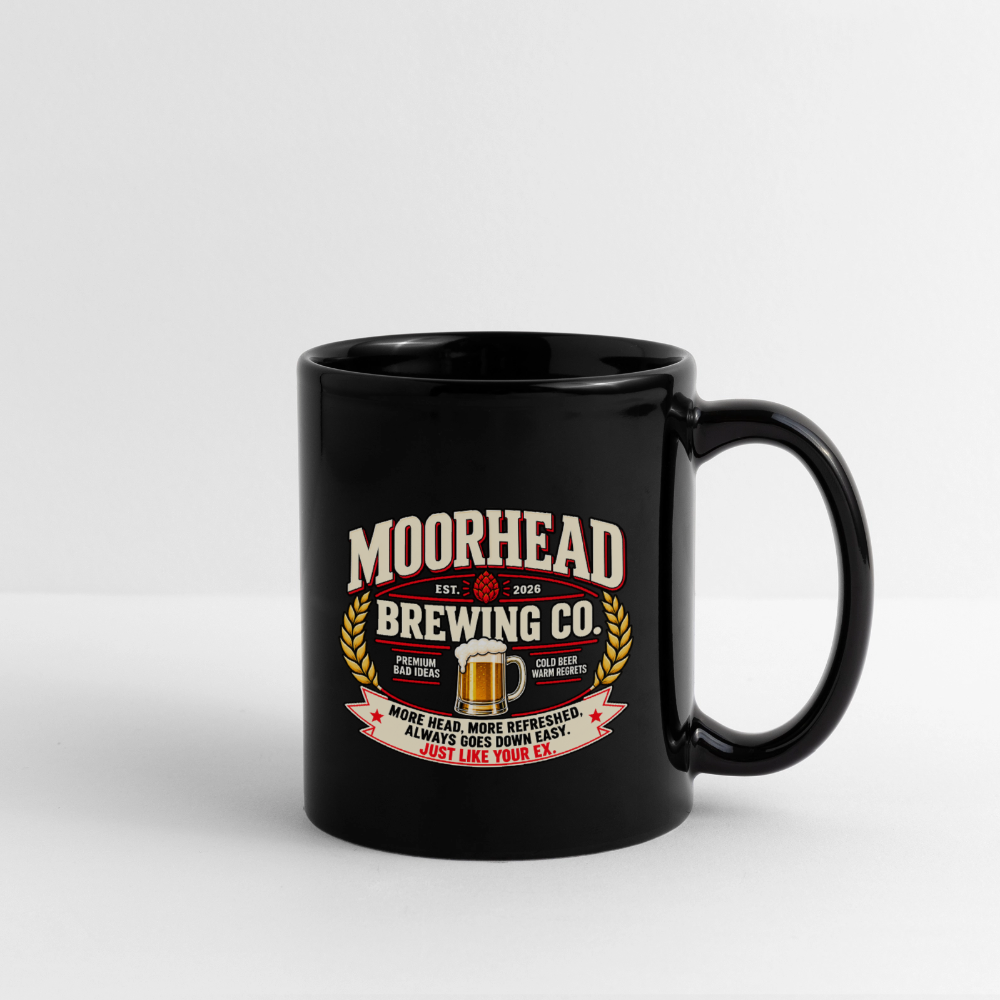 Moorhead Brewing Co. Black Coffee Mug Color: Black