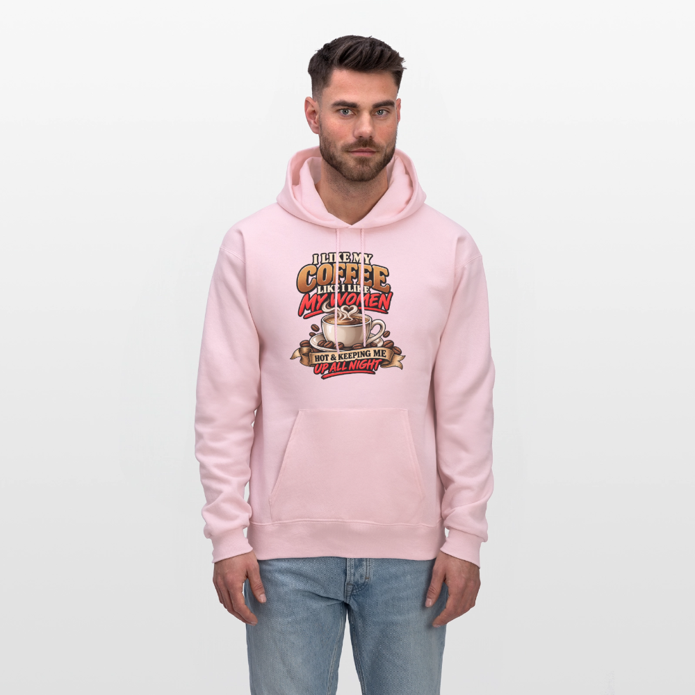 I Like My Coffee Like I Like My Women Funny Hoodie Color: Asphalt Gray