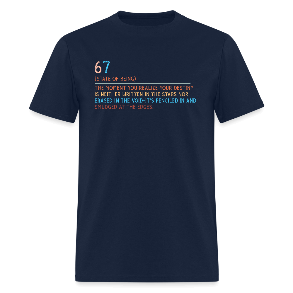 Six Seven Definition 67 T-Shirt Color: navy