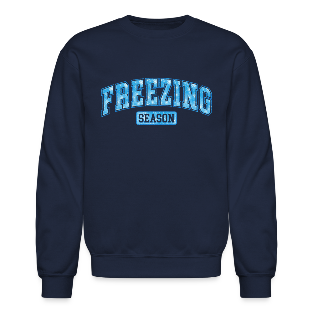 Freezing Season Unisex Crewneck Sweatshirt - navy