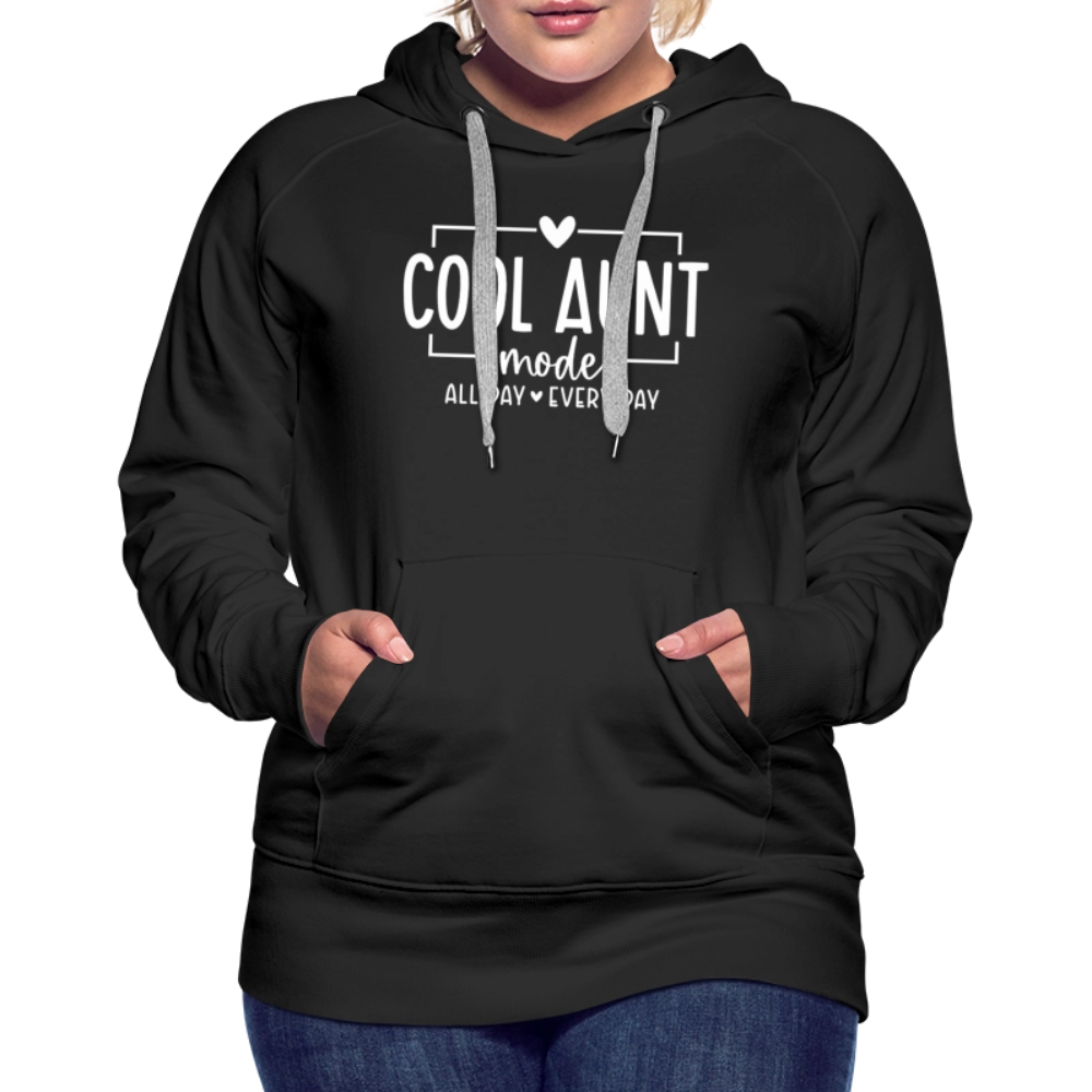 Cool Aunt Mode Women’s Premium Hoodie - black