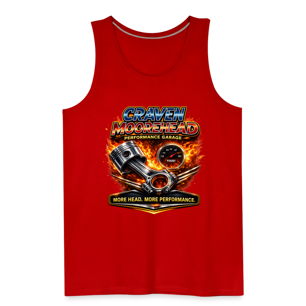 Craven Moorehead Performance Tank Top Color: Deep Navy
