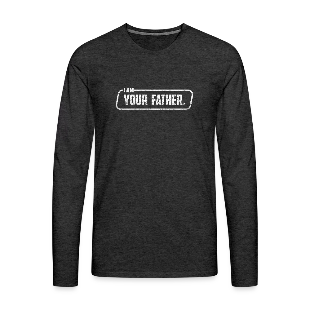 Men's Premium Long Sleeve T-Shirt - charcoal grey