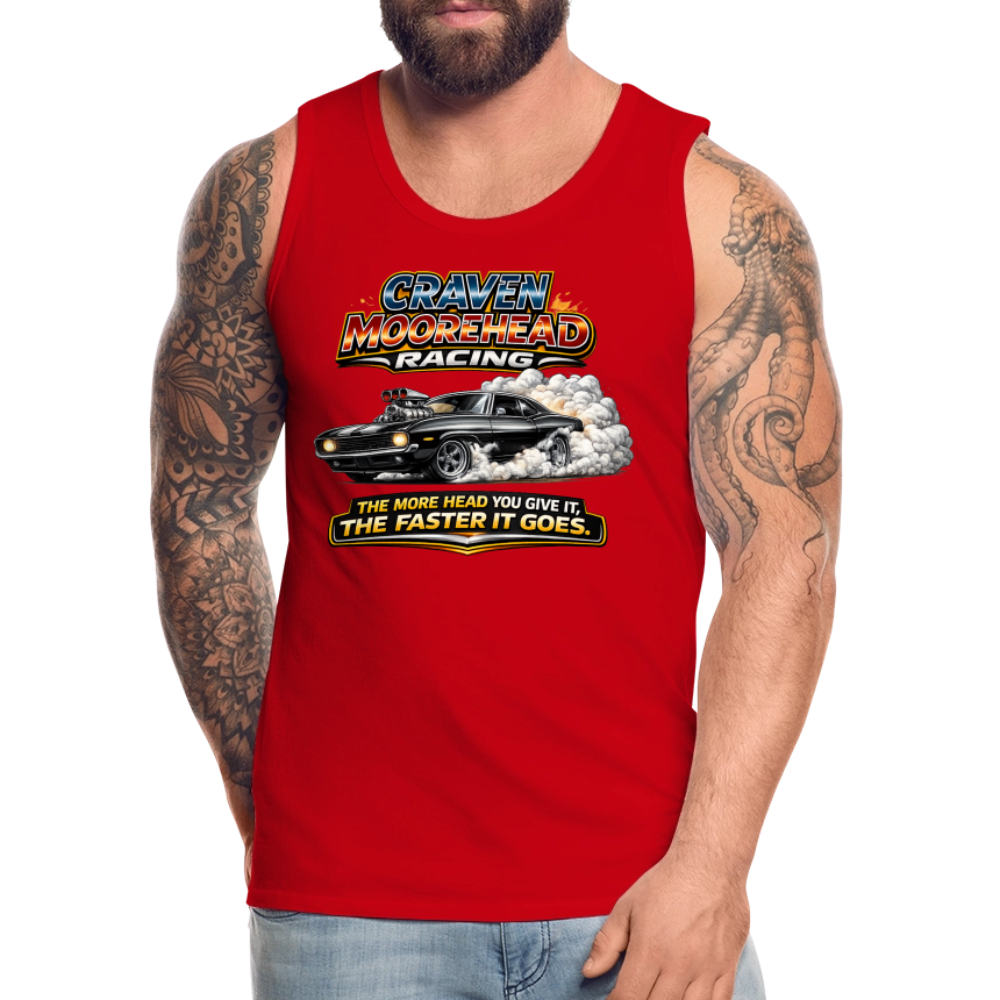 Craven Moorehead Racing Tank Top Color: White