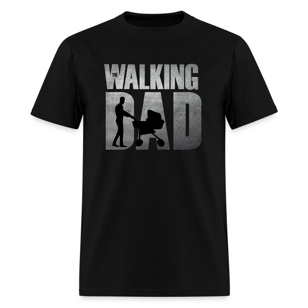 The Walking Dad Funny Parody T-Shirt - black