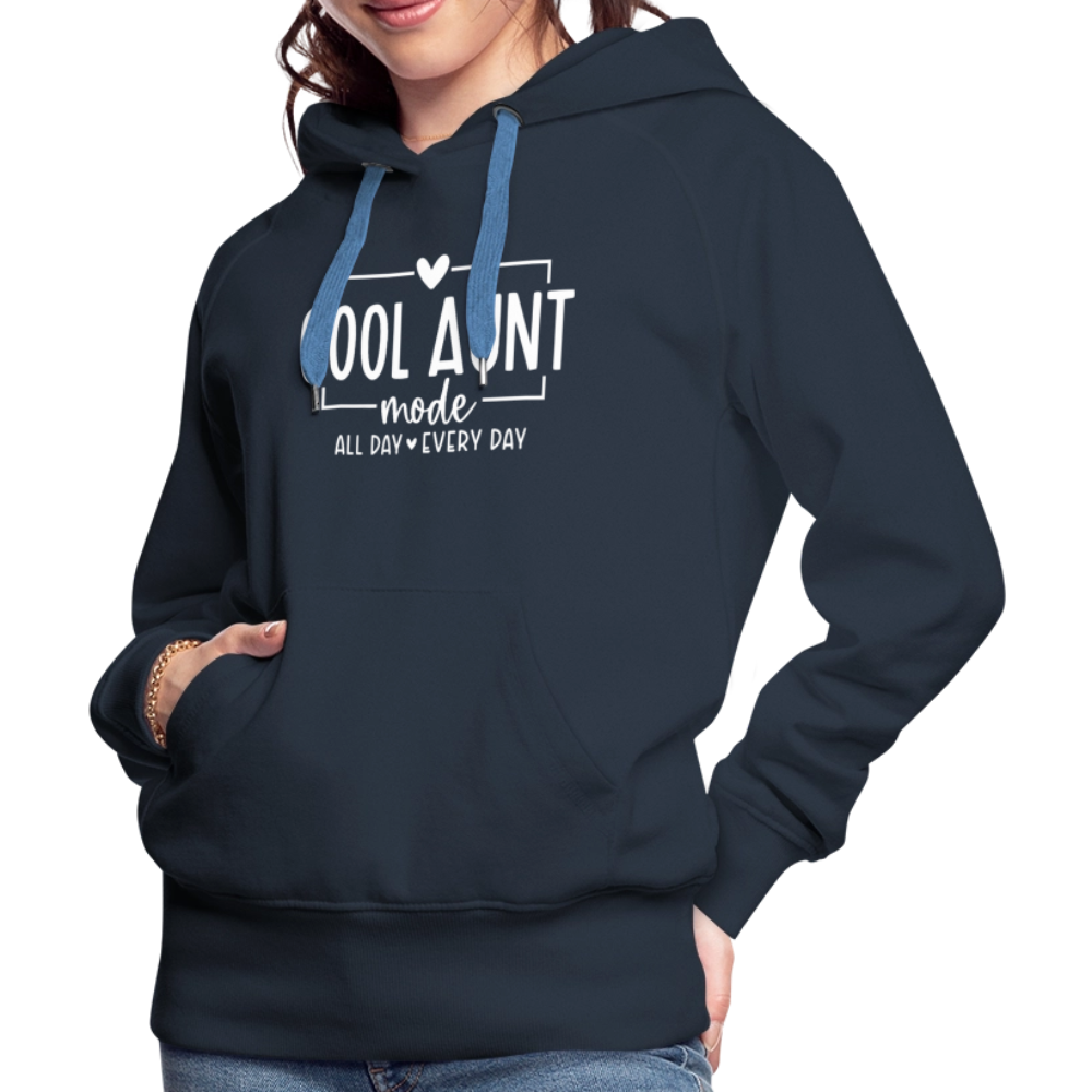 Cool Aunt Mode Women’s Premium Hoodie - navy