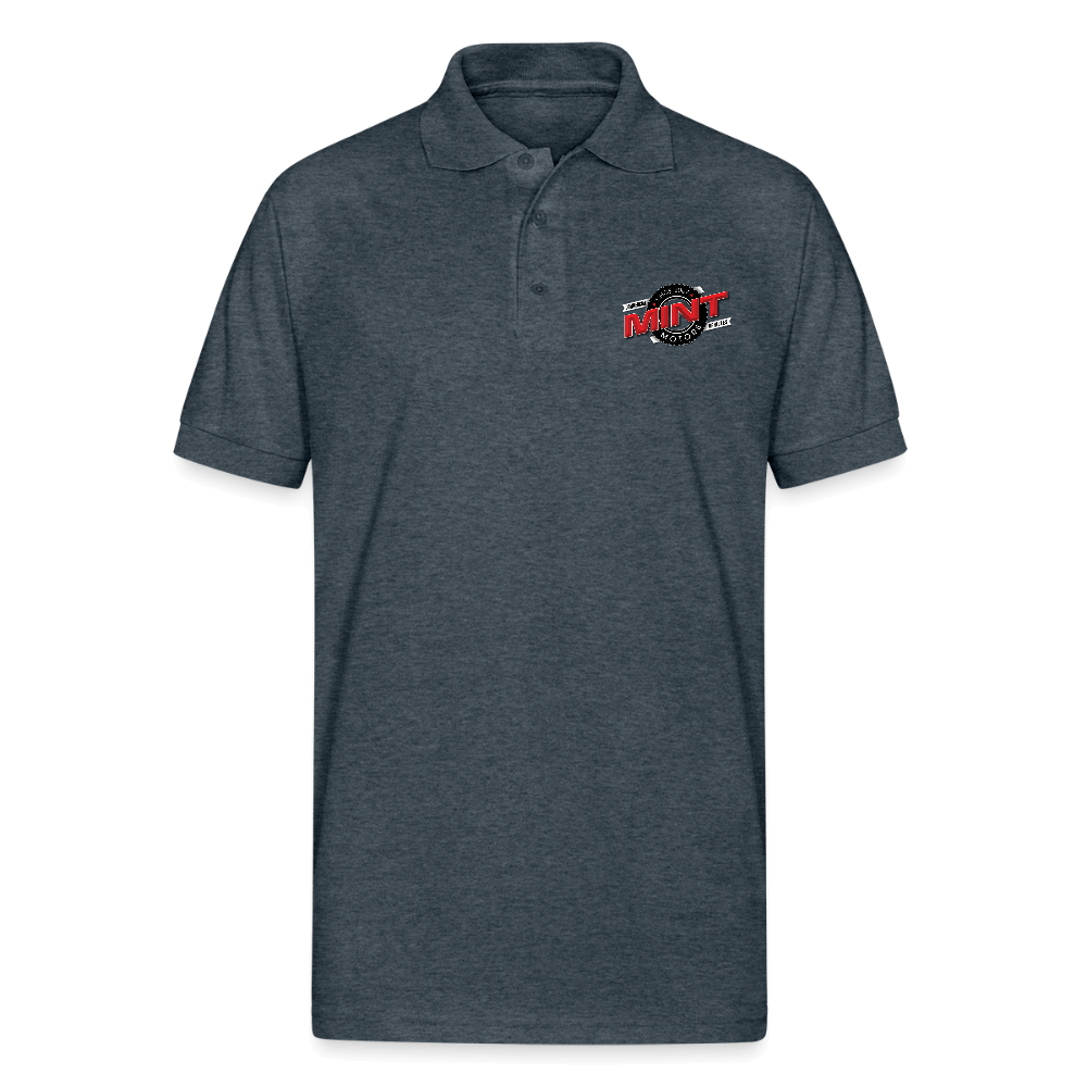 Mint Motors - Unisex 50/50 Jersey Polo Color: deep heather