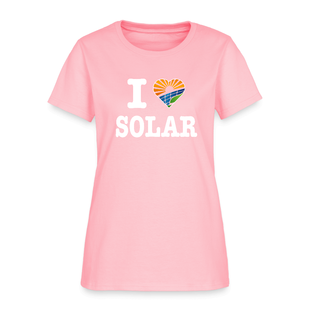 I Love Solar Women's T-Shirt Color: pink