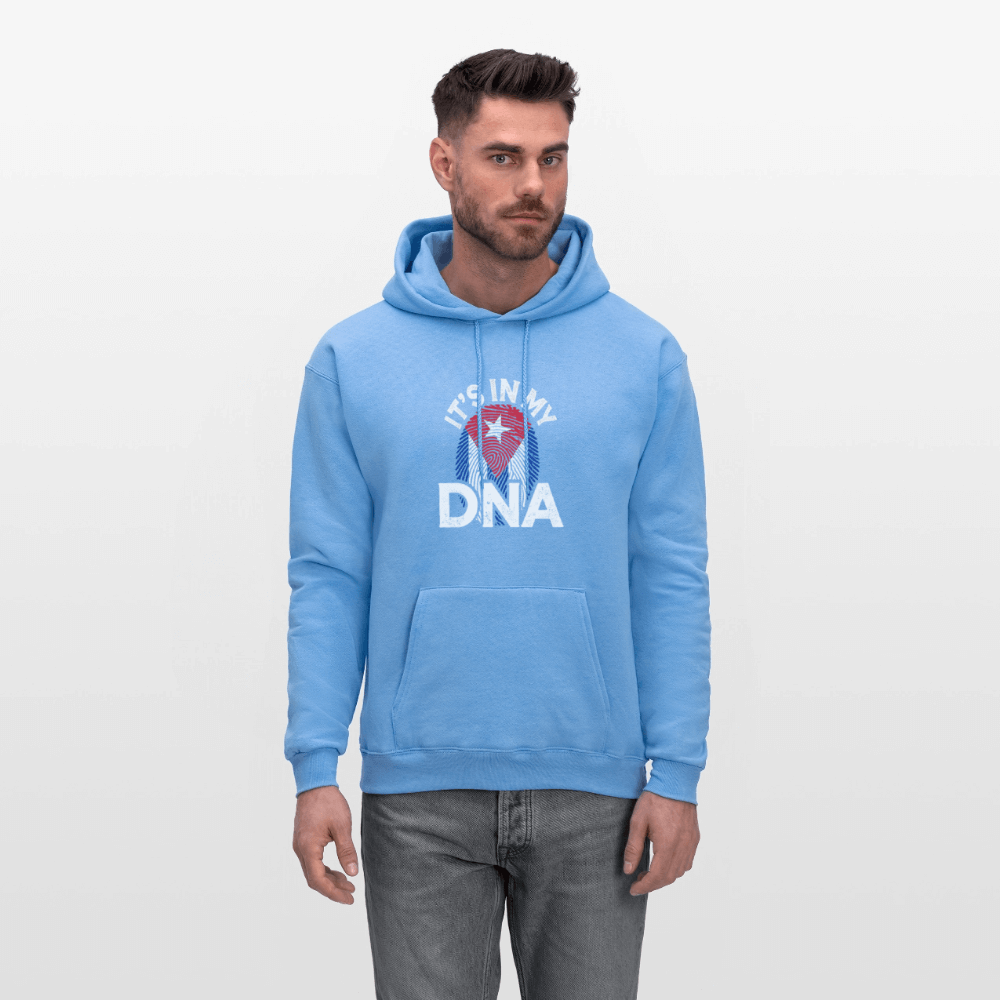 Cuba DNA Hoodie – Cuban Flag Fingerprint Design Color: black