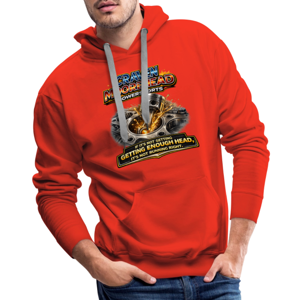Craven Moorehead Powersports Funny Adult Humor Premium Hoodie Color: Black