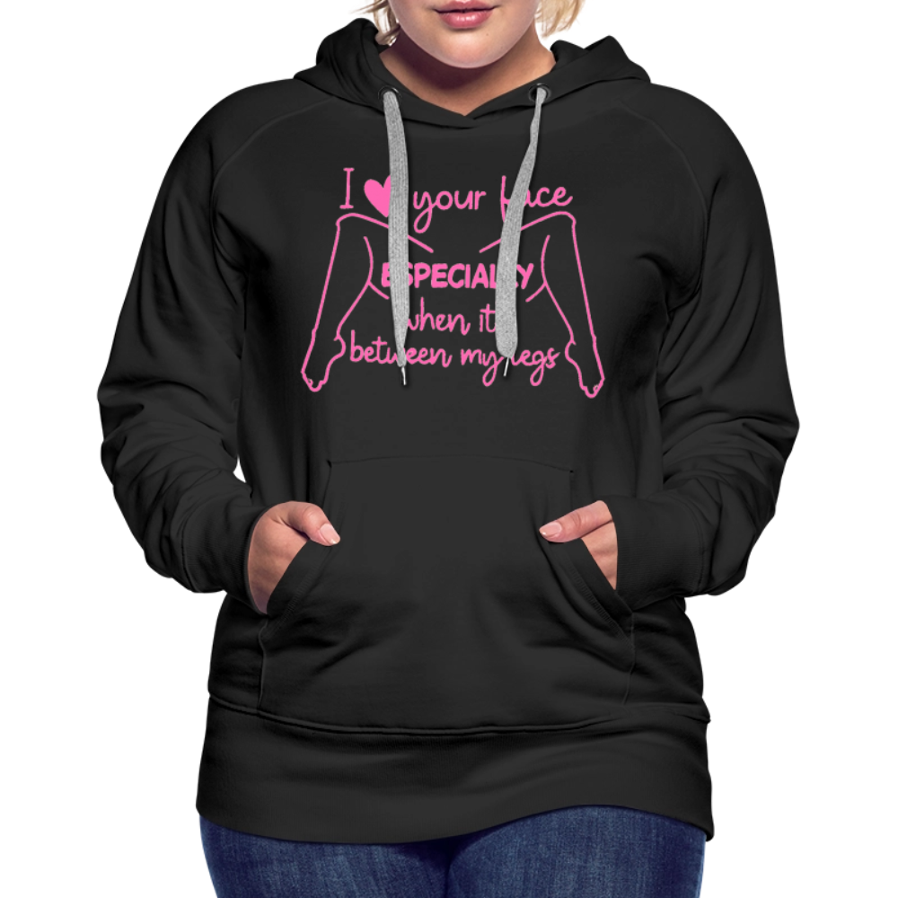 I Heart Your Face Especially When It’s Between My Legs Hoodie Color: White