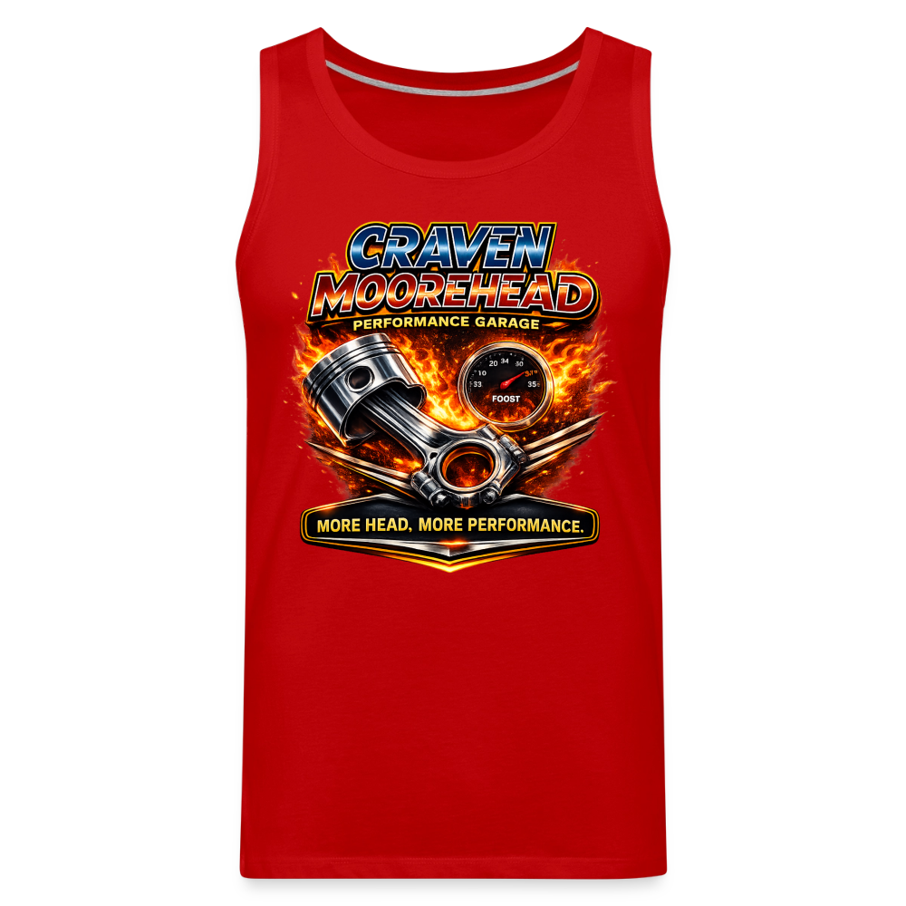 Craven Moorehead Performance Tank Top Color: Deep Navy