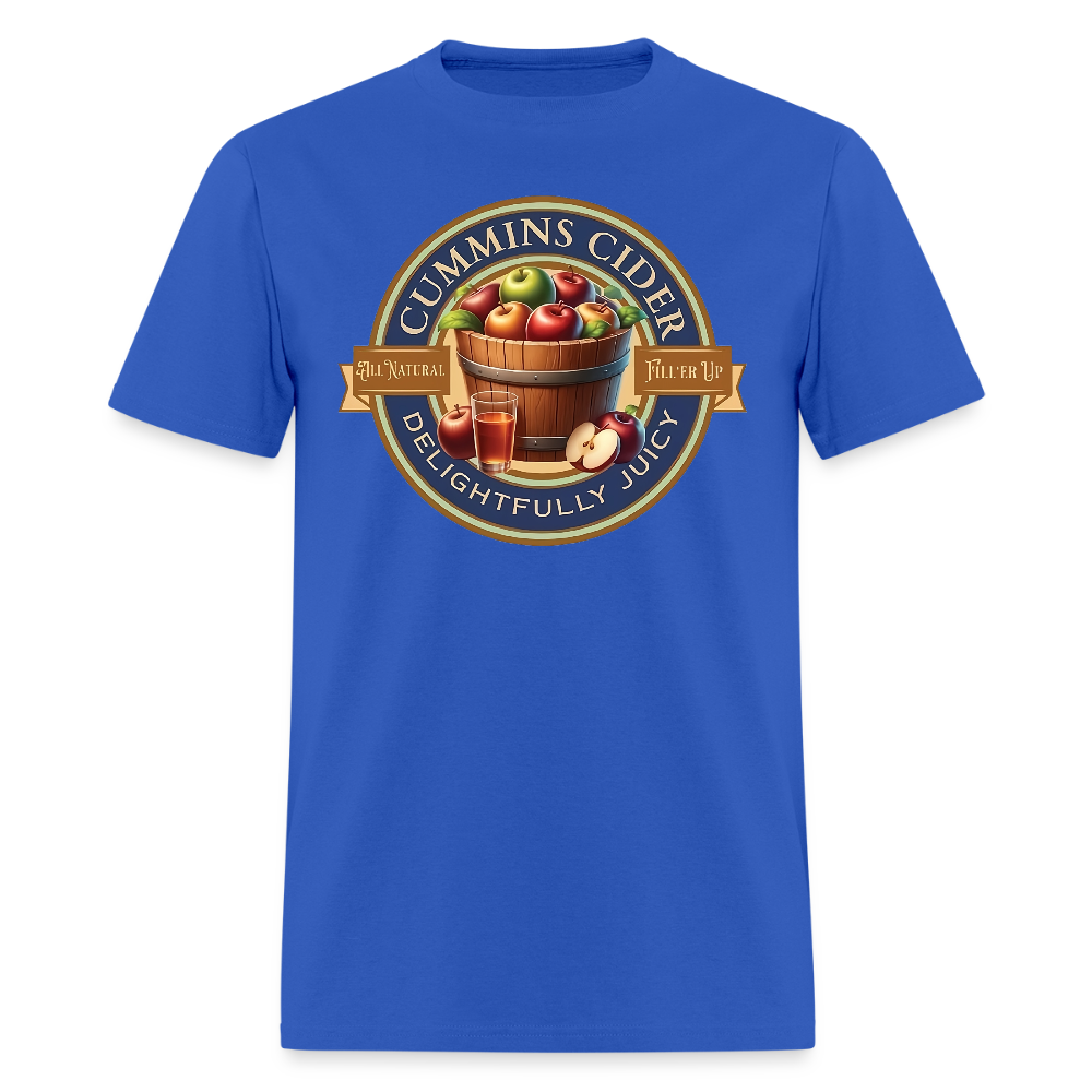 Cummins Cider (Funny Adult Humor) T-Shirt - royal blue