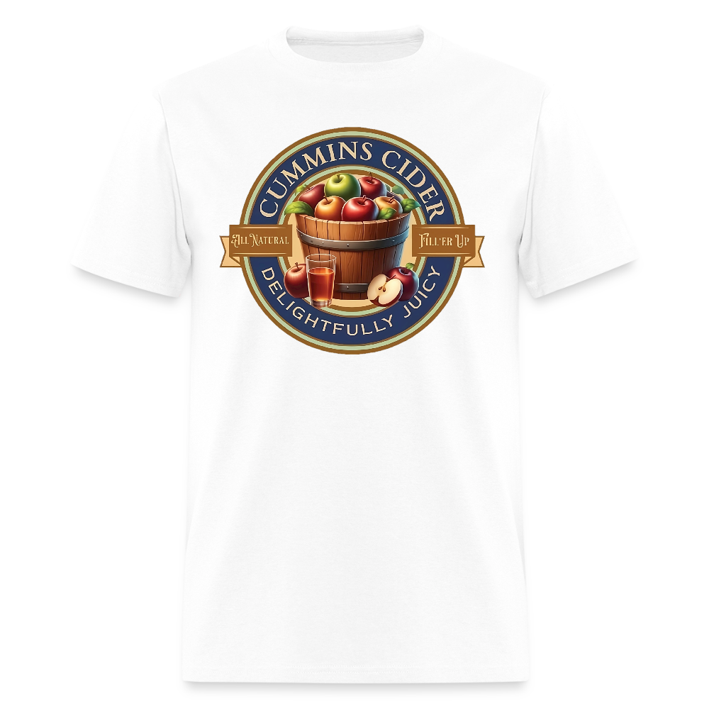 Cummins Cider (Funny Adult Humor) T-Shirt - white