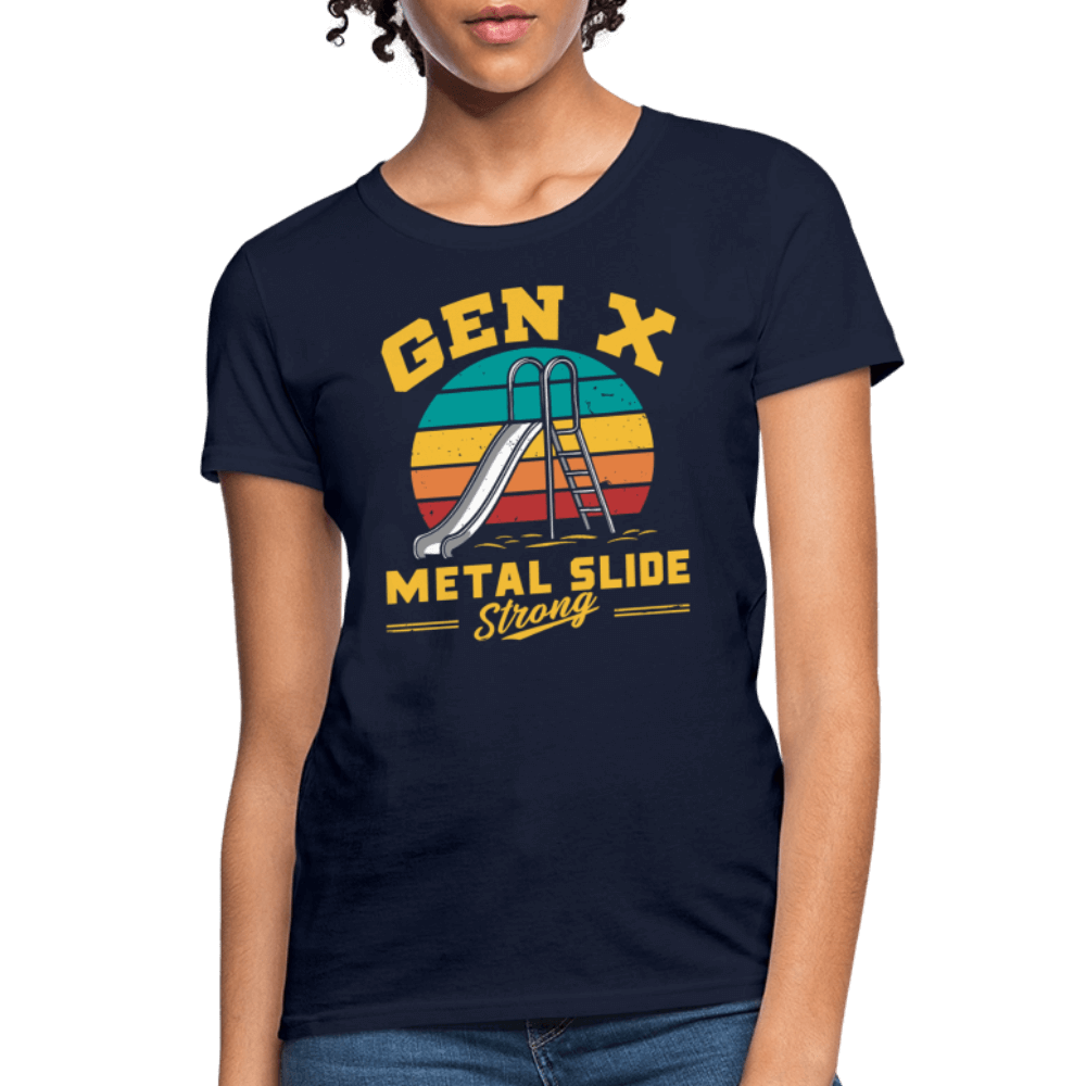 Gen-X Metal Slide Strong Women’s Tee Color: black
