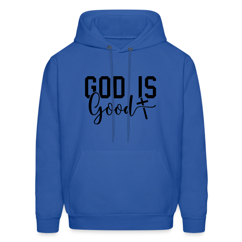 God is Good Hoodie Color: royal blue