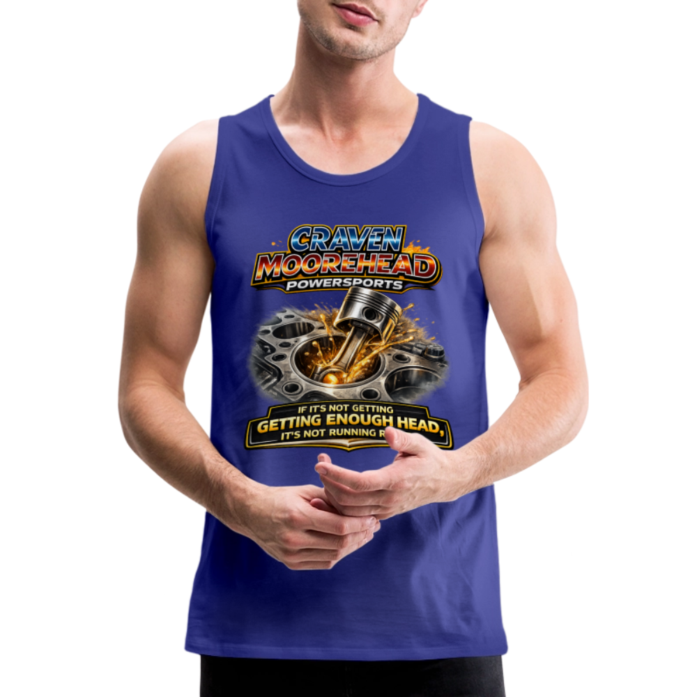 Craven Moorehead PowerSports Tank Top Color: Royal Blue