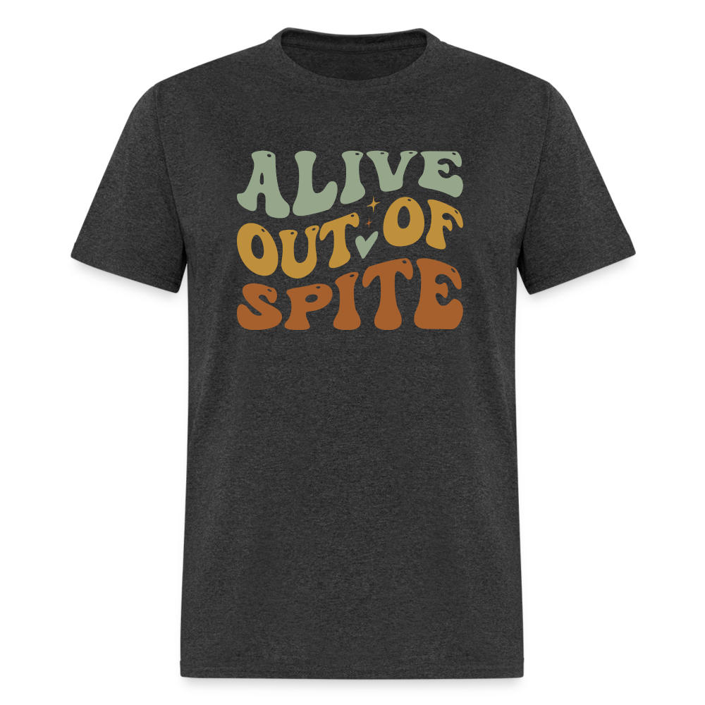 Alive Out Of Spite T-Shirt - heather black