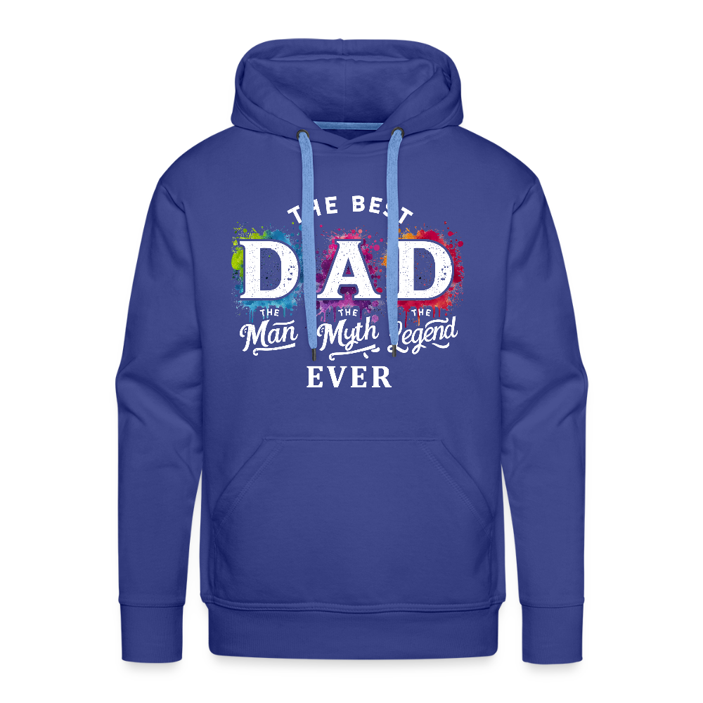 Best Dad Ever Men’s Premium Hoodie - royal blue