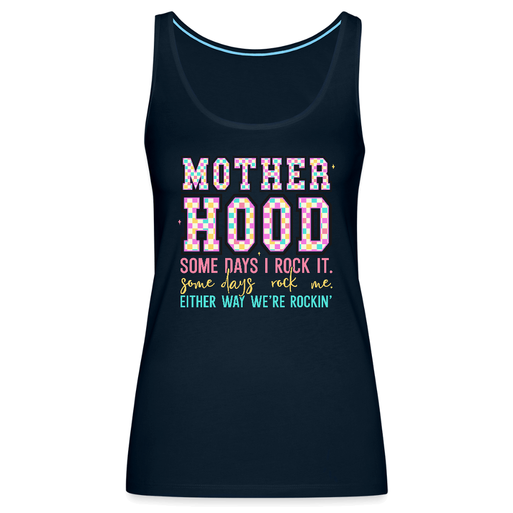 Motherhood We’re Rocking It Women’s Tank Top Color: deep navy
