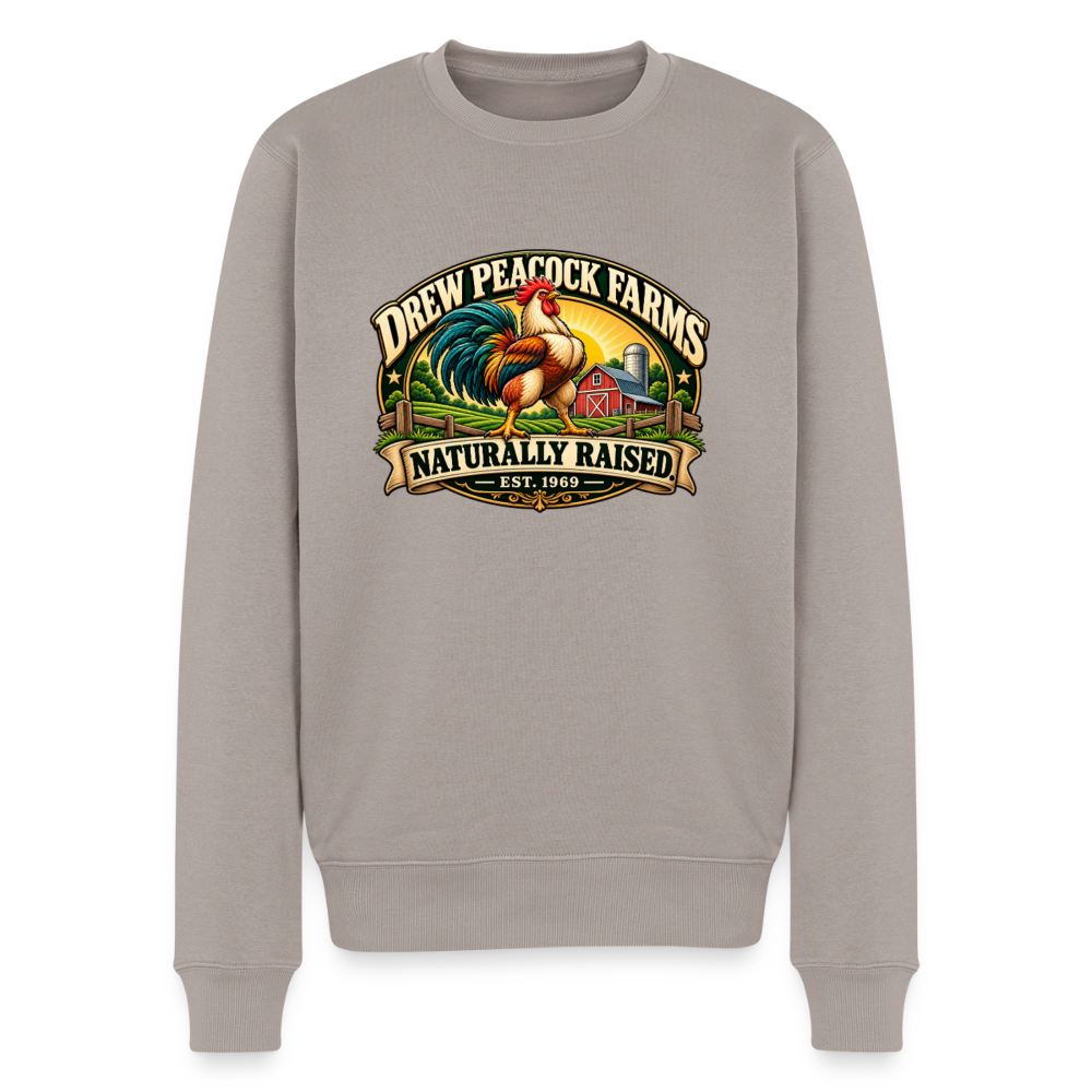 Drew Peacock Farms Men's Premium Sweatshirt - taupe