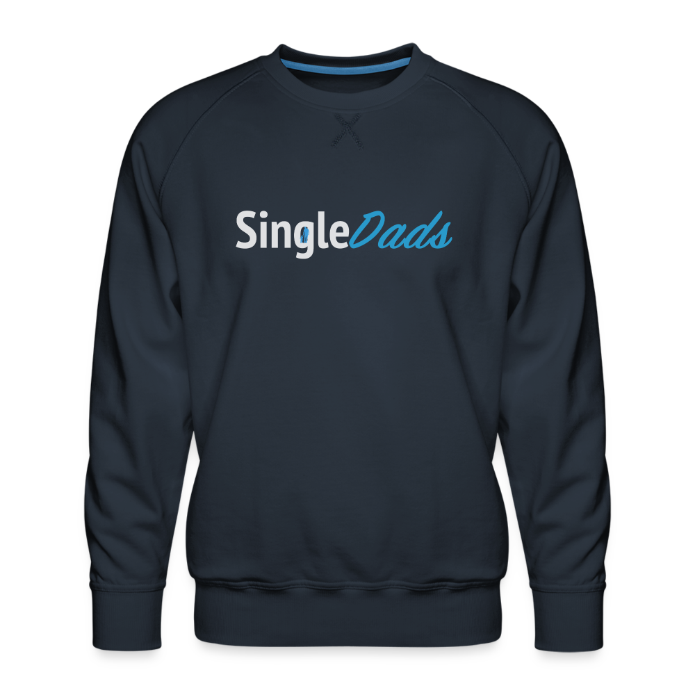 SingleDads Men’s Premium Sweatshirt Color: navy