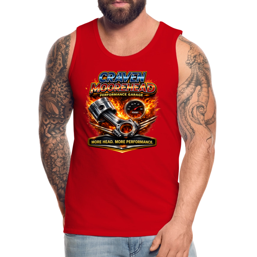 Craven Moorehead Performance Tank Top Color: Deep Navy