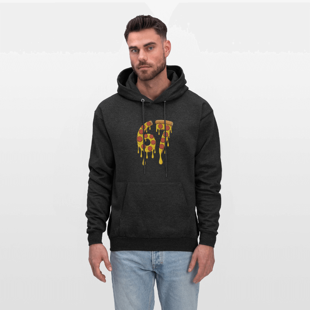 Six Seven 67 Pizza Hoodie Color: navy