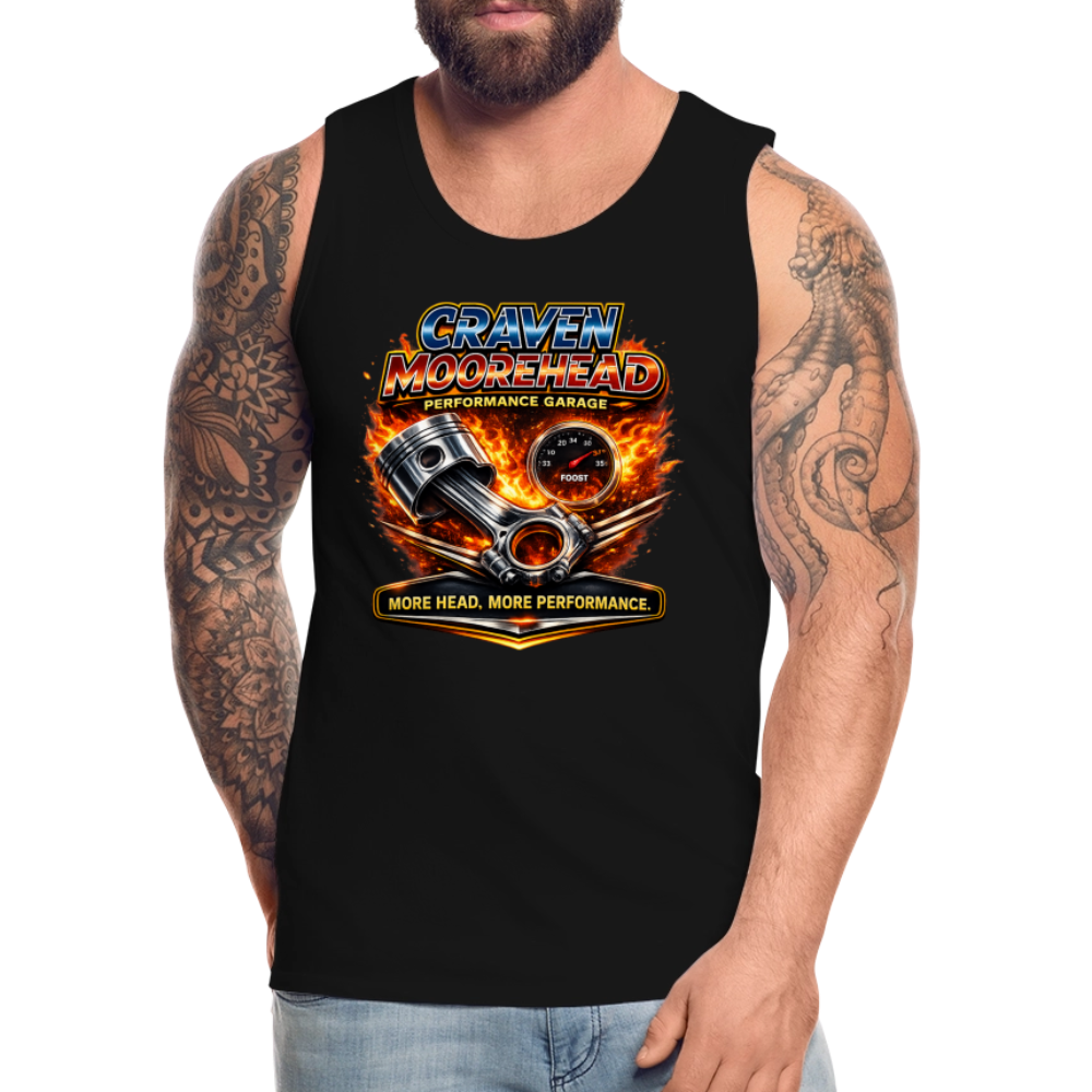 Craven Moorehead Performance Tank Top Color: Deep Navy