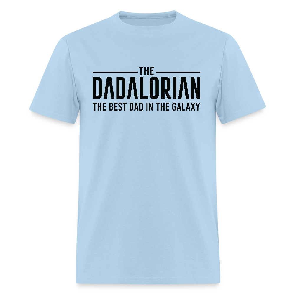 The Dadalorian The Best Dad in the Galaxy T-Shirt - powder blue