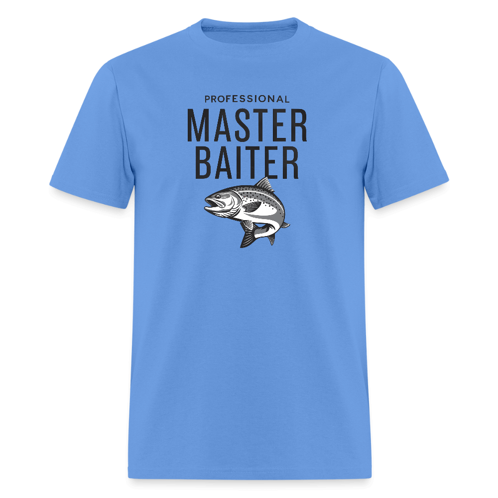Professional Master Baiter Funny Fishing T-Shirt - carolina blue