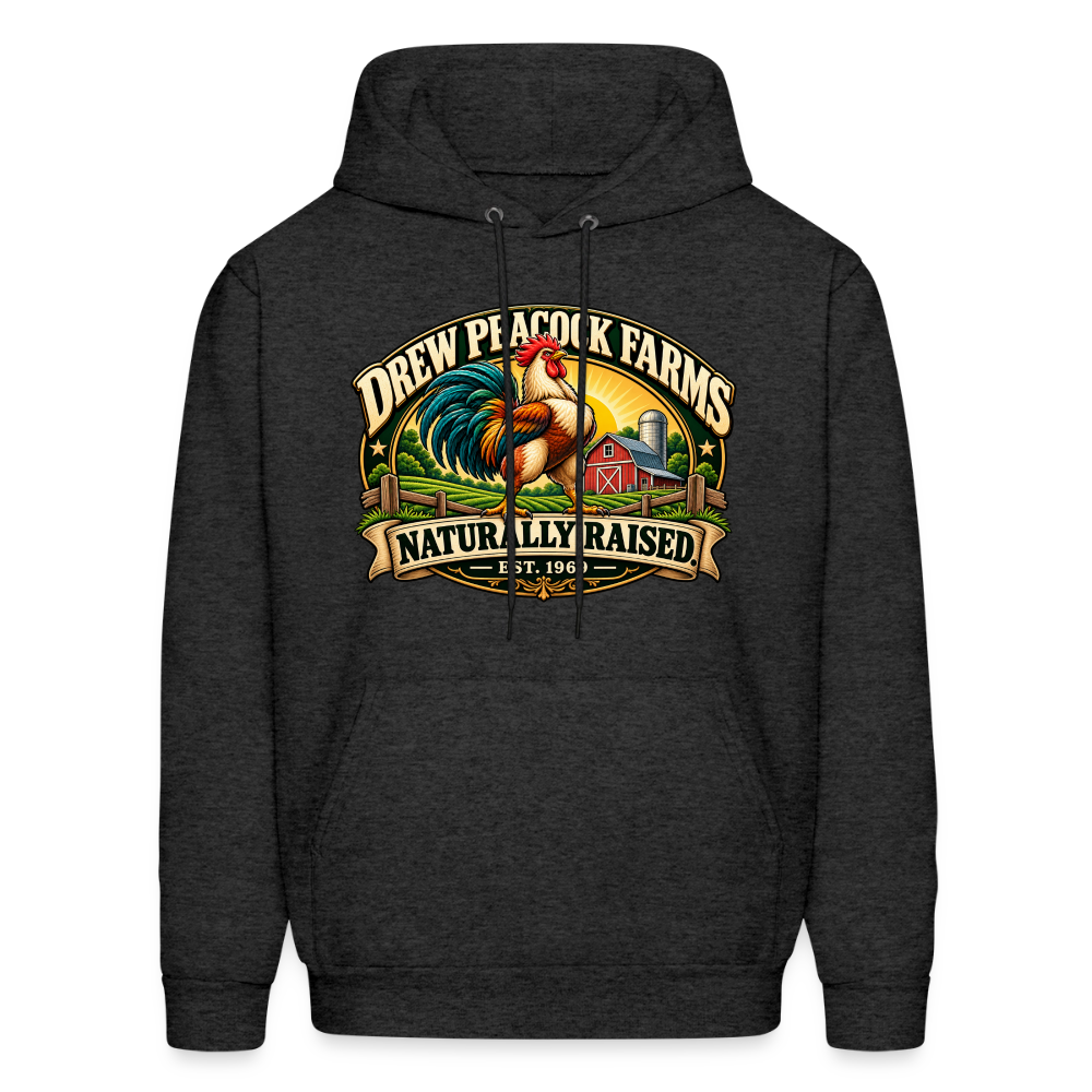 Drew Peacock Farms Hoodie - charcoal grey
