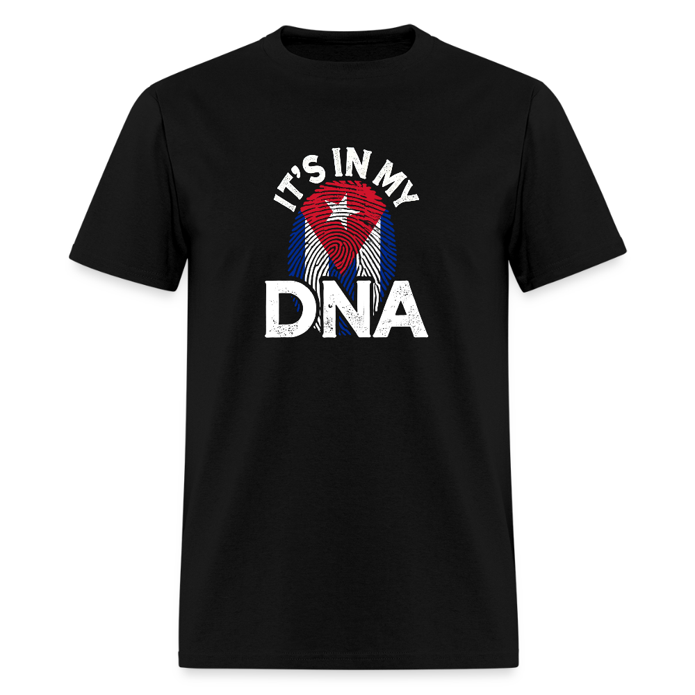 Cuba DNA Flag T-Shirt – Cuban Pride Tee - black