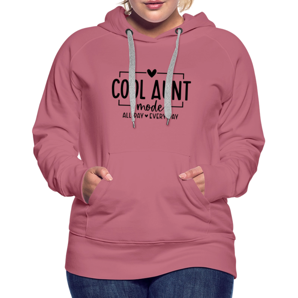 Cool Aunt Mode Women’s Premium Hoodie - mauve