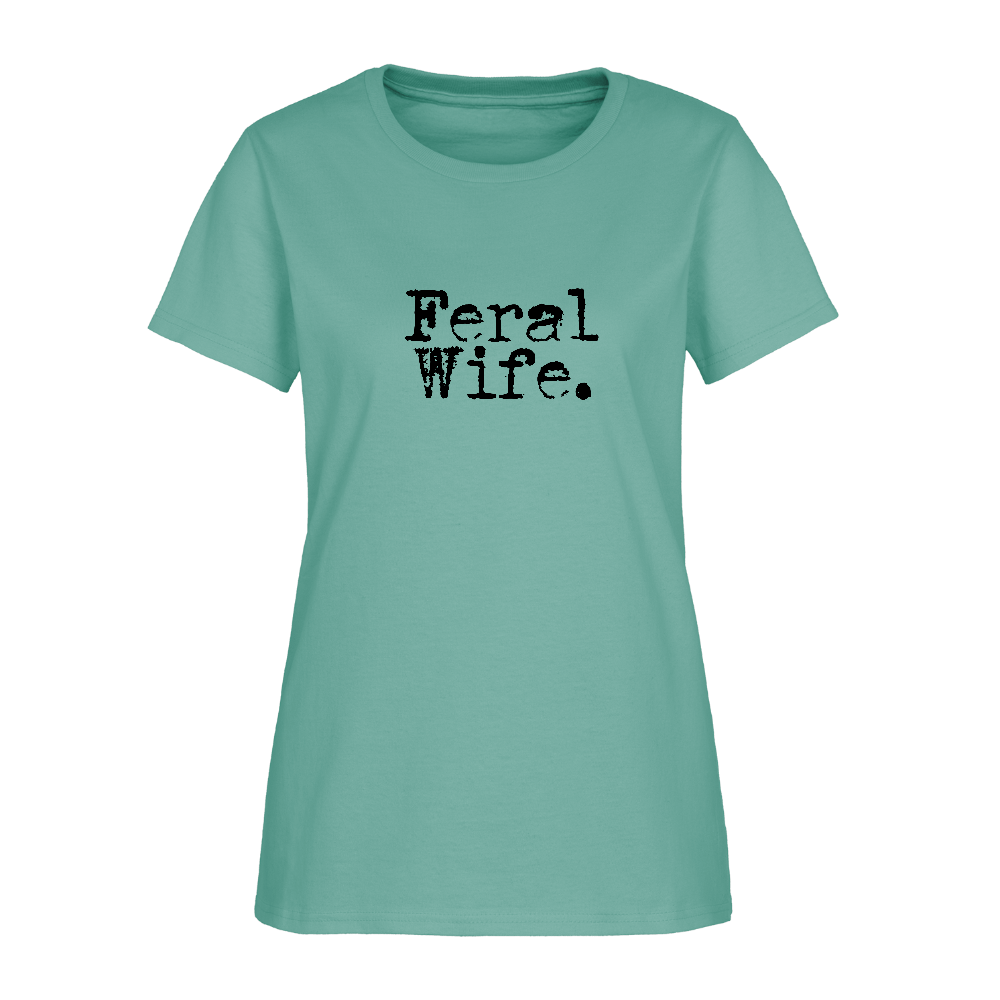 Feral Wife Women's T-Shirt - aquatic