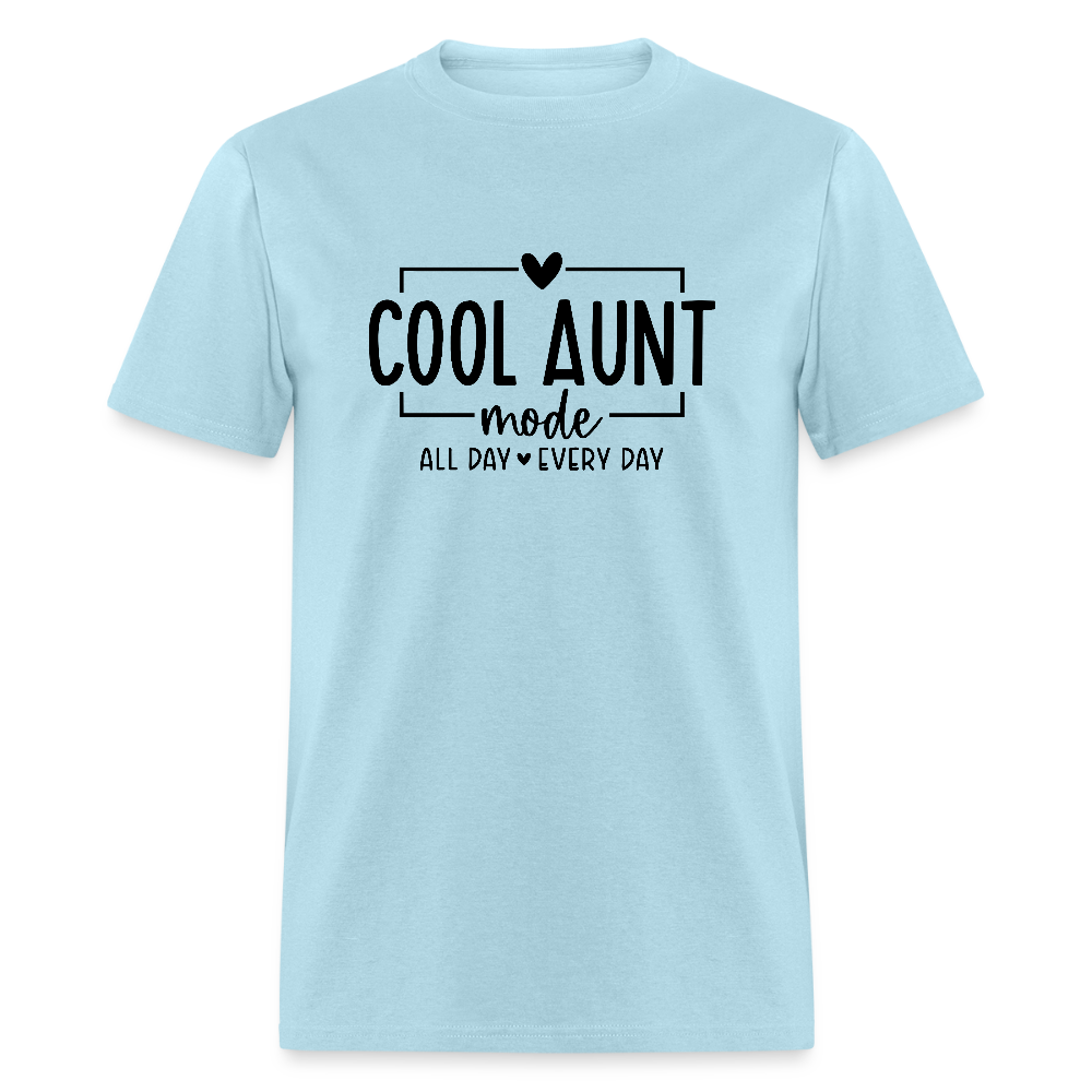 Cool Aunt Mode T-Shirt - powder blue