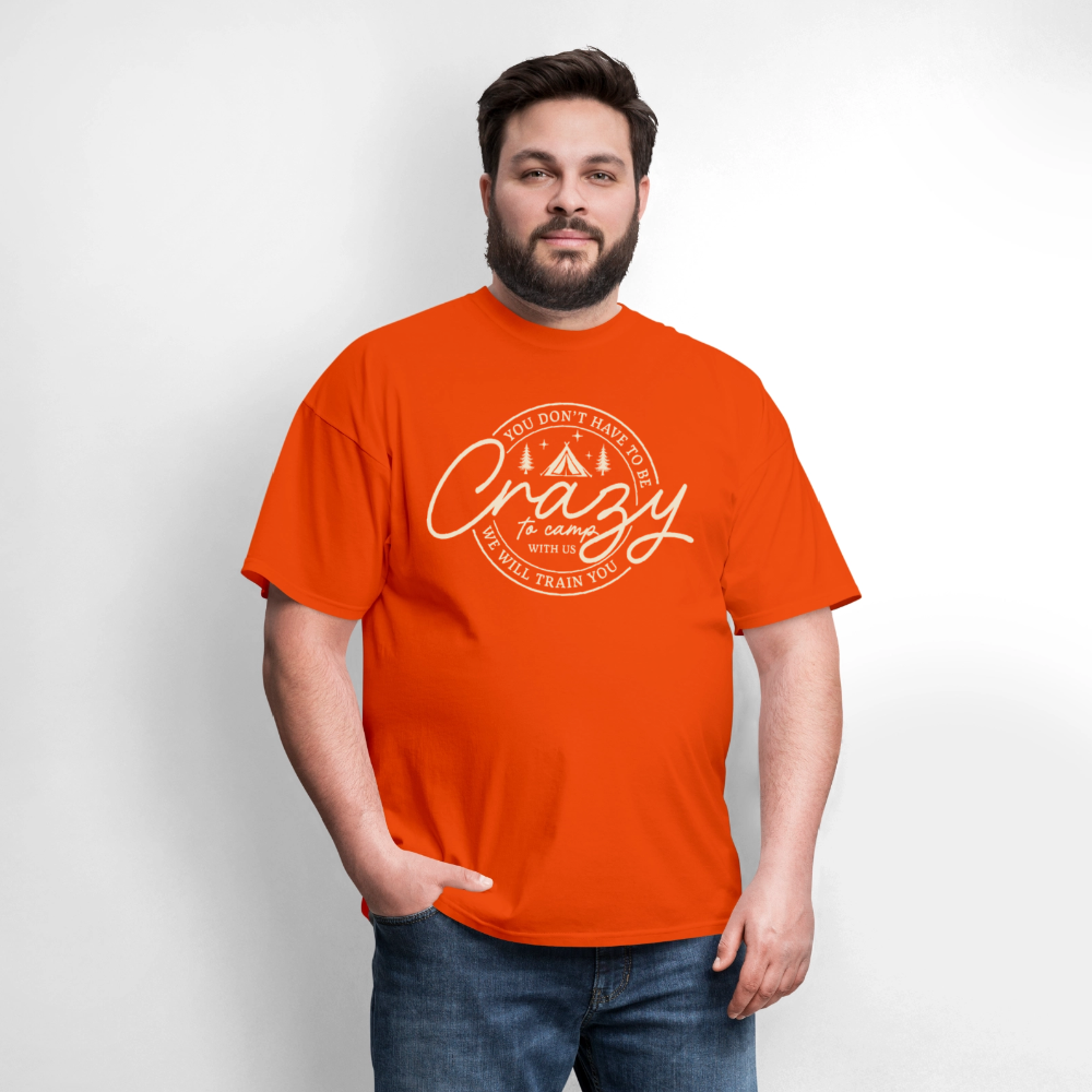Crazy Camping T-Shirt - orange