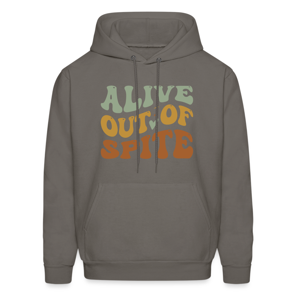 Alive Out Of Spite Hoodie - asphalt gray