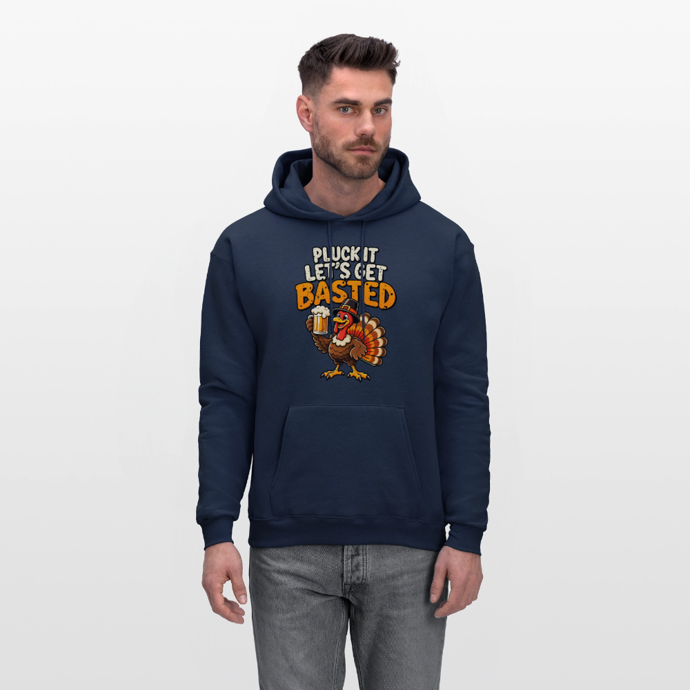 Pluck It Let’s Get Basted Hoodie - navy