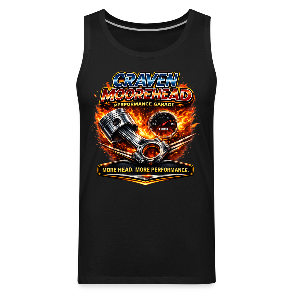 Craven Moorehead Performance Tank Top Color: Deep Navy