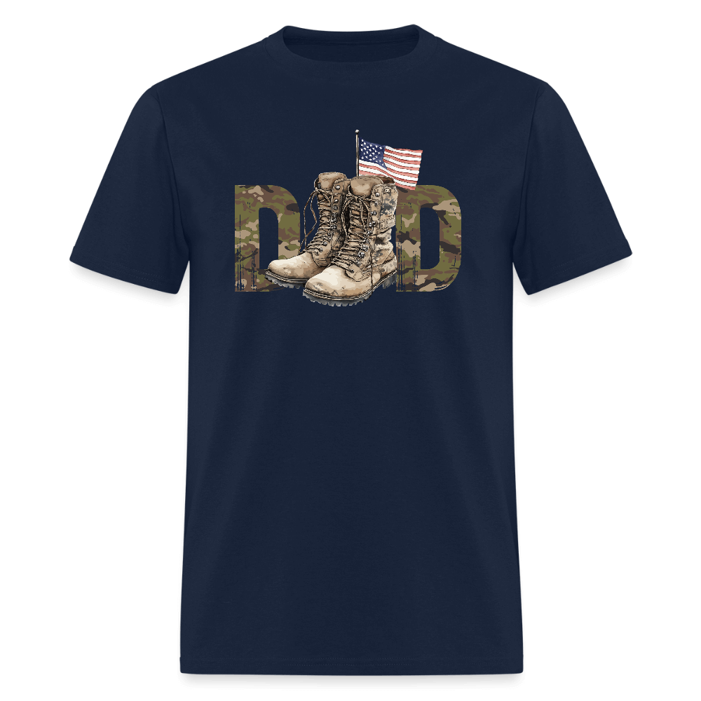 Military Dad T-Shirt - navy