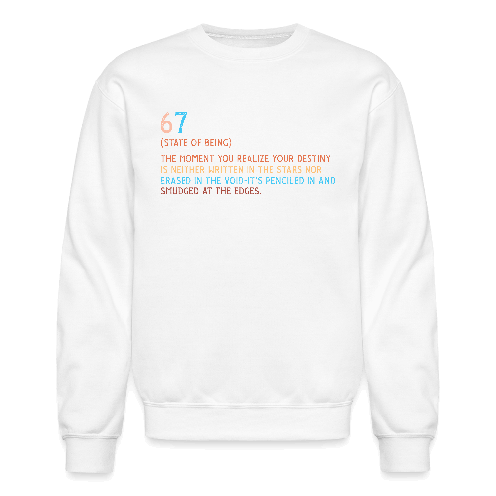 Six Seven Definition 67 Sweatshirt Color: white